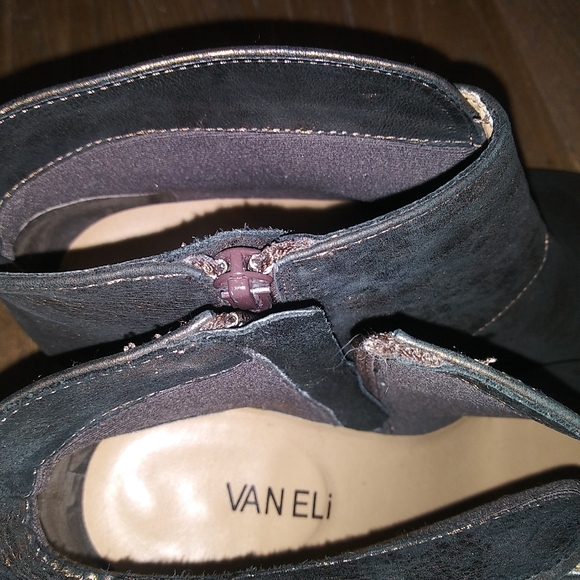 Vaneli Metallic Ankle Buckle Boots - Picture 3 of 6